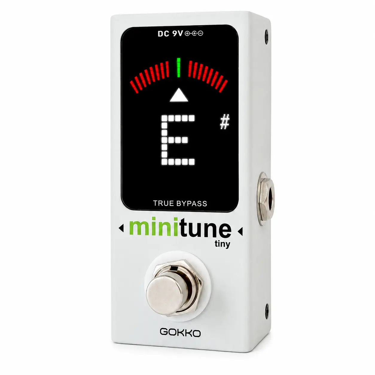 MiniTune Tiny GK-70 Guitar Tuner Pedal, Chromatic Tuning, Clear Display, True Bypass