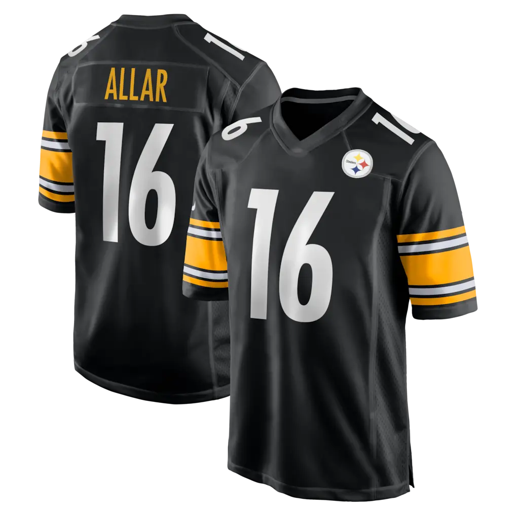 Men's Pittsburg Allar Black Game Jersey