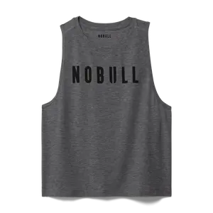 NOBULL Women's  Muscle Tank in Heather Grey