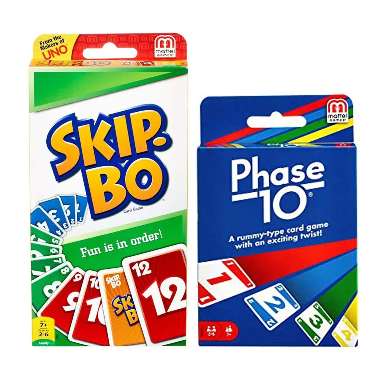 Phase 10 Card Game with Skip Bo Card Game