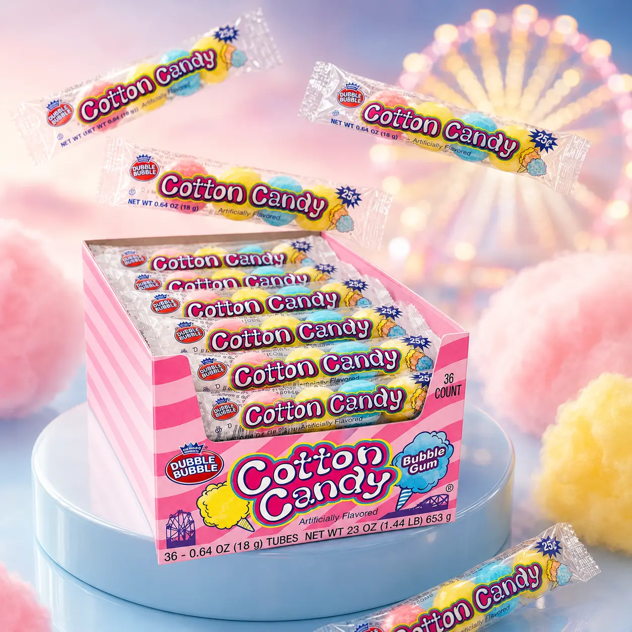 Dubble Bubble Cotton Candy 36 ct.