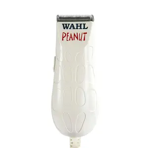 Wahl Professional Peanut Corded Trimmer – Compact, Lightweight Barber Clipper with Powerful Rotary Motor + 4 Guides