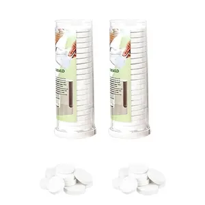 Refills for Hot Face Heater Machine, 40 Pcs Disposable Compressed Face Towels for Warmer, 2 Buckets, 20 Pcs Per