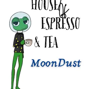 House of Espresso & Tea - Moondust Whole Coffee Beans in Coffee Cake Flavor 100% Arabica Roasted in the US - Beverage