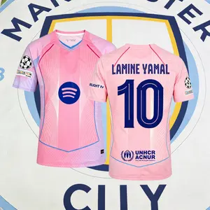 2025 2026 Pink Yamal 10 Short Sleeve Soccer Jersey