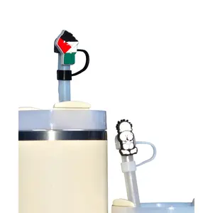 Palestine & Handala Covers for straws - 4 pack