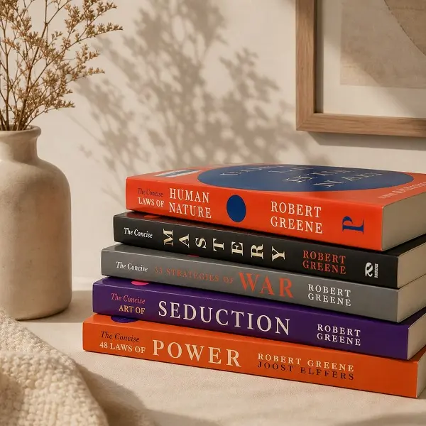 Robert Greene The  5 Books Set (The  48  Of Power, The   of Human Nature, The  Mastery, The  Art of Seduction & The  33 Strategies Of War) Edition Self-Help