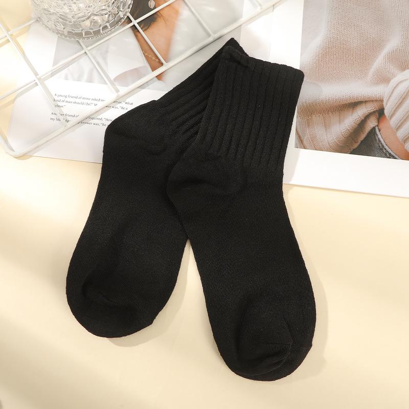 Women's Socks Medium Tube Socks Women's Sports Anti Odor Soft Crew Socks Versatile 1 Pair Womenswear Comfortable Women's Socks Medium Tube Socks Women's Sports Anti Odor Soft Crew Socks Versatile 1 Pair Womenswear Comfortable
