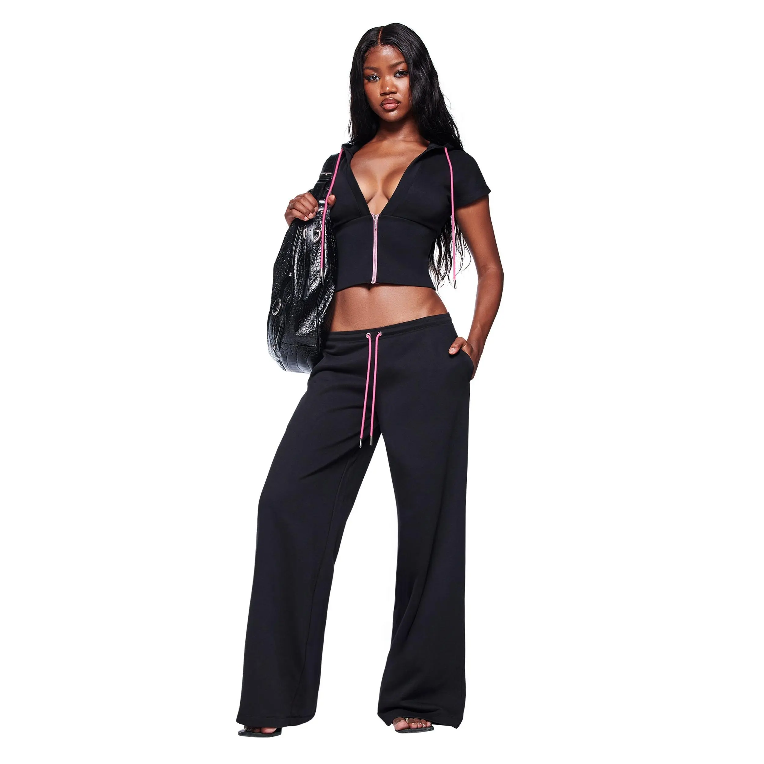 ARLO TRACK PANT - BLACK