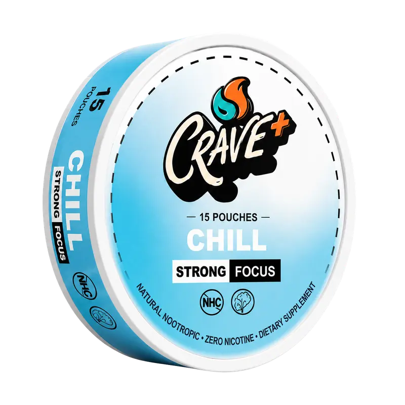 CRAVE Focus Pouches - Chill - 15 Count - Nicotine-Free