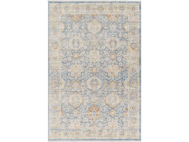 Livabliss CHG2310-67RD 6 ft. 7 in. Machine-Woven Round Shape Low-Pile Polyester Elegant Rug, Modern Floor Rug for Indoor Household Decor