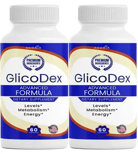 (2 Pack) Glicodex Premium Blood Support Capsules, Glicodex Pills