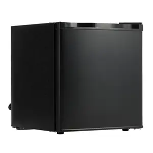 Ultra Quiet Energy Saving 1.7 Cu.Ft Compact Mini Refrigerator With Freezer, Reversible Single Door Small Fridge, Portable Cooling Cabinet For Bedroom Office Dorm Apartment Small Home Space, Black