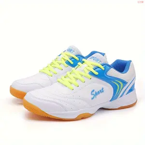 LISM Lightweight And Breathable Sports Badminton Shoes for Couples, Featuring a High-Elastic Soft Sole for Comfort.