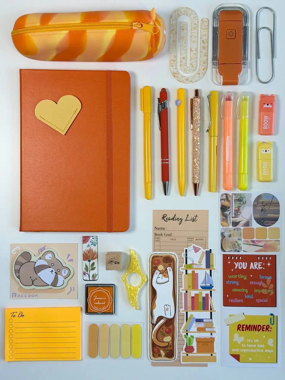 Citrus Orange Bookish Bundle Gift Set