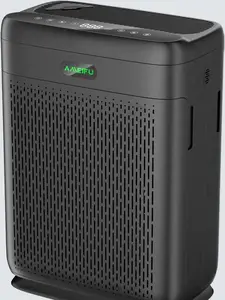 Ameifu F1 Air Purifier for Home Large Room with Remote Control Up to 3000 Sq Ft H13 Hepa Double-Sided Filter PM 2.5 Display Sensor Cleaner for Bedroom Dust Pets Smoke