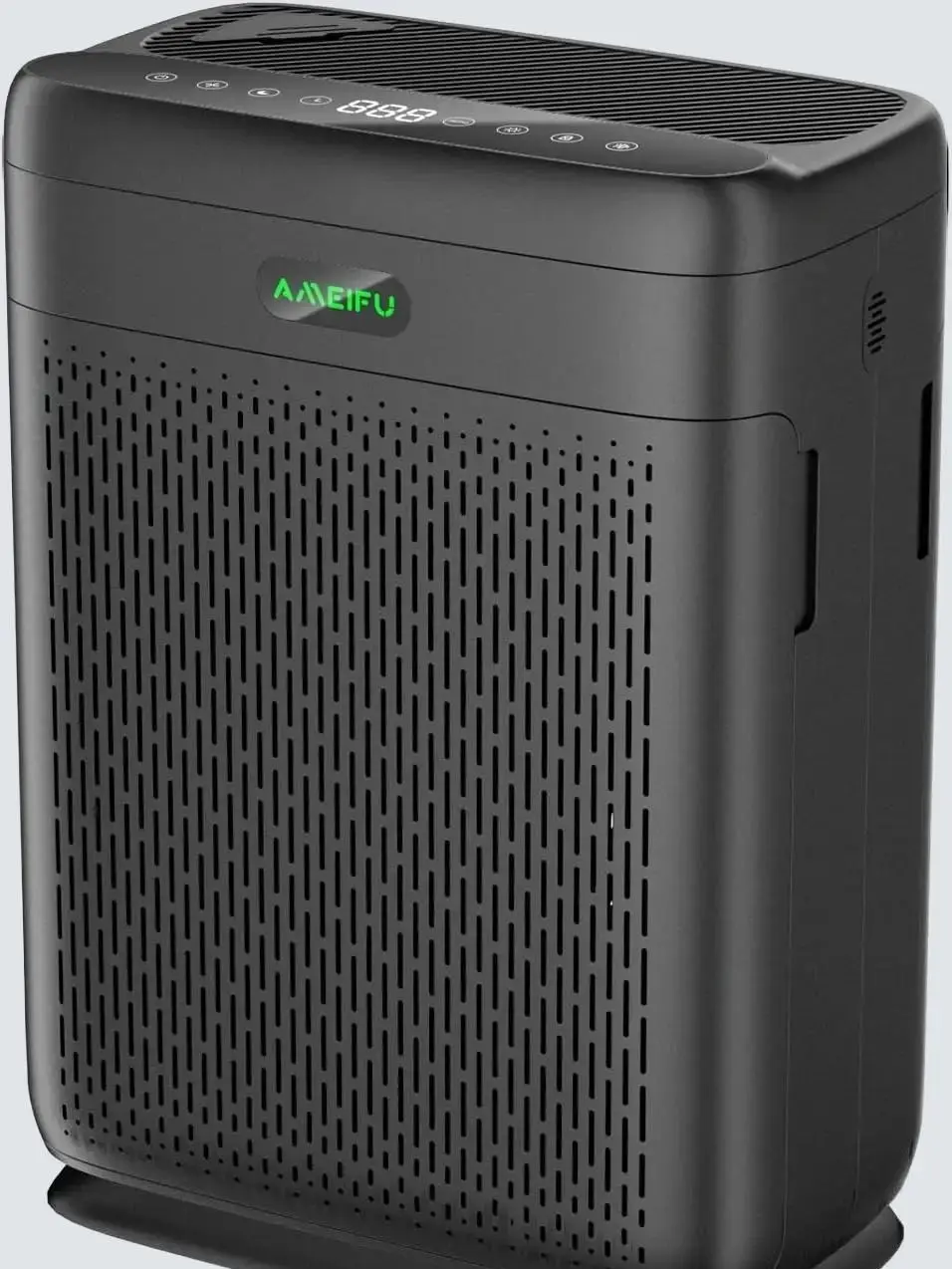 Ameifu F1 Air Purifier for Home Large Room with Remote Control Up to 3000 Sq Ft H13 Hepa Double-Sided Filter PM 2.5 Display Sensor Cleaner for Bedroom Dust Pets Smoke