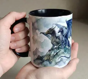 [Sale Up To 50%] Fourth Wing Inspired Mug Basgiath War College Dragon Rider Cup Fly or Die Bookish Gift Xaden & Violet Merch 11oz Accent Coffee Mug
