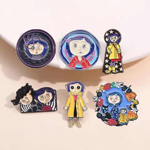 Cartoon Movie Series Brooch, Cute Fun Enamel Pin Collectible Item Suitable for Backpacks, Jeans, Scarves, Hats Decoration, Fashion Accessories for Women & Men Dainty Gift for Your Love