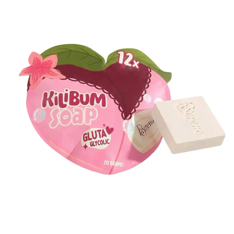 KSerene KiLiBUM Gluta Glycolic Soap 70g x 3 Bars Gentle Exfoliating Bar with Glycolic, Kojic & KSerene KiLiBUM Gluta Glycolic Soap 70g x 3 Bars Gentle Exfoliating Bar with Glycolic, Kojic &