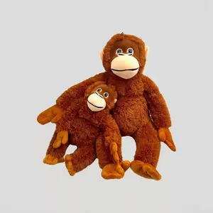 Cute Jungle Companion Plush Gorilla Toy, Funny Charm Soft Pet, Family Parent-Child Interaction Friend, Home Decor Gift for Kids, Cuddly Stuffed Animal
