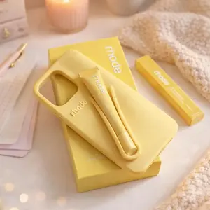 IPhone Case with Lip Gloss Holder for iPhone 11/12/13/14/15/16/17 ; Lightweight Silicone Back Cover ; Trendy Coquette Aesthetic Case