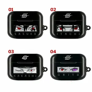 Anime Uchiha Sasuke, Tobi Obito, Kakashi & Itachi Eyes AirPods Case – Trendy Anime Collection for AirPods Gen 1/2/3/4 & AirPods Pro 1/2/3, Perfect Gift for Anime Fans