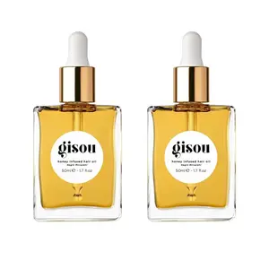 【Buy one get one free】Limited time! - Gisou Honey Infused Hair Oil - Hydrating & Frizz Control Treatment with Mirsalehi Honey, Adds Shine & Heat Protectant for All Hair Types, 1.7 Fl Oz