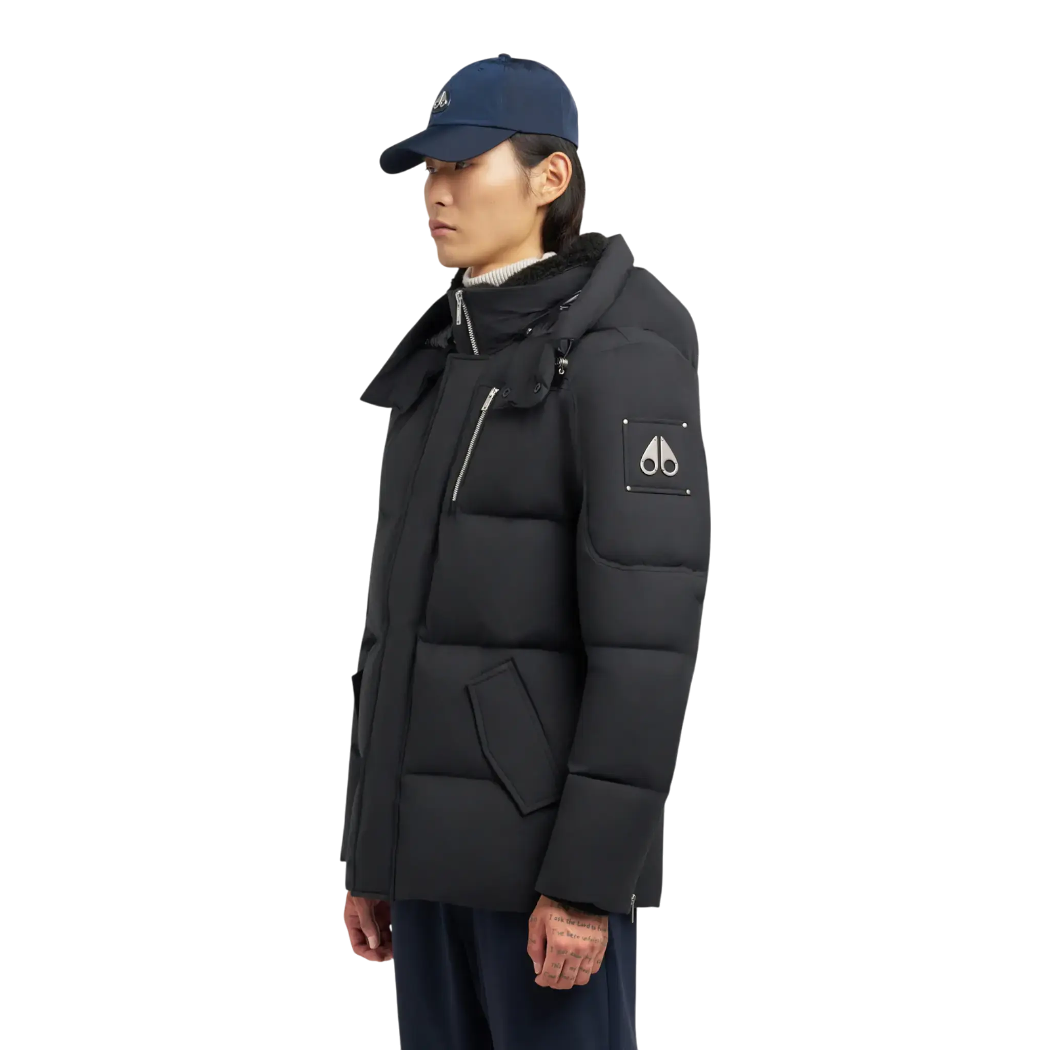 Moose Knuckles Everest 3Q Puffer Jacket in Black | Men's