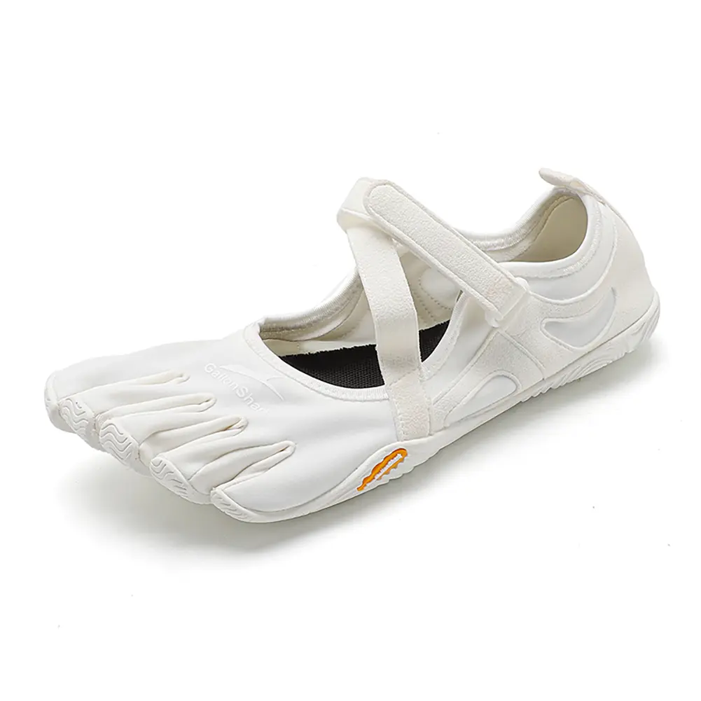 Barefoot Magic Claw Five-Toe Shoes Multi-Functional Ultra-Portable Hook-and-Loop Women's Shoes New Women's Fitness Training Yoga Hybrid Soft-Sole Dance Shoes Indoor/Outdoor Pilates Toe-Separating Shoes White,summerwins,father'sdaygifts