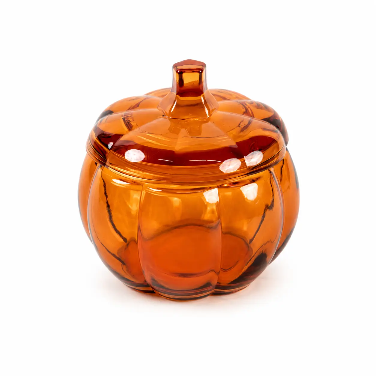 Pumpkin Orange Candle Jar