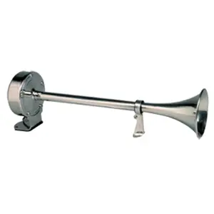Schmitt & Ongaro Marine  Ongaro Deluxe SS Single Trumpet Horn - 12V