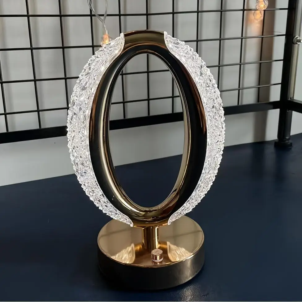 Rechargeable LED Wireless Table Lamp, Portable Touch Sensor Night Light, 3-color Dimming Night Light For Bedroom, Living Room, Office, Party