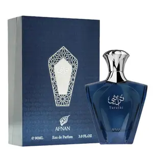 Afnan Turathi Blue for Men Eau de Parfum Spray, 3.0 Ounce