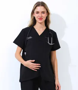 Alina Mae Maternity Nursing Scrub Top for Women - Workwear for Pregnant Women - Breathable and Quick-dry - Clothing Breathable Clothing Comfortable Uniform Comfort