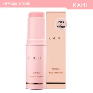 KAHI Wrinkle Bounce Multi Balm Stick - PDRN Collagen Wrinkle Stick & Hydrating Multi-Use Balm for Face Lips & Neck Anti-Aging Radiance Booster with Salmon Collagen Jeju Fermented Oil & PDRN Skin Repair Moisturizing