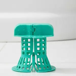 Bathtub Drain Hair Catcher, Innovative Design Hides Hair from Sight, No-Touch Disposal Silicone Strainer, Fits Standard 1.5 to 1.75 Inch Drains, Reusable Shower Trap, Prevents Clogs without the Mess.