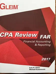 USED-CPA Review: Financial Accounting & Reporting by Irvin N. Gleim (Paperback)
