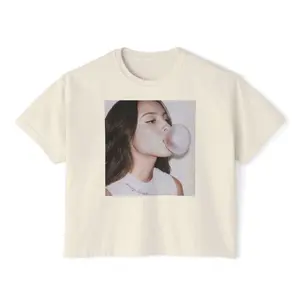 Olivia Drop Dead Single Cover Boxy Crop T-Shirt, Sweatshirt, Hoodie, Vintage Graphic Tee Women Cotton, Trendy Aesthetic Cropped Top Gift For Fans QVZ