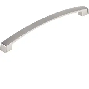 Richelieu Hardware Boisbriand Collection 7 9/16-Inch (192 Mm) Center-To-Center Brushed Nickel Transitional Cabinet and Drawer Pull for Kitchen, Bathroom, and Furniture Richelieu Hardware