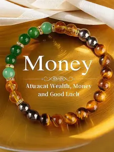 Tiger Eye Stone Beaded Bracelet, Fashionable and Versatile Design Suitable for Wearing at Any Time, Gift for Friends