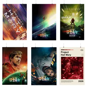 (UNFRAMED POSTER) Project Hail Mary Poster, Room Decor, Gift For Fans