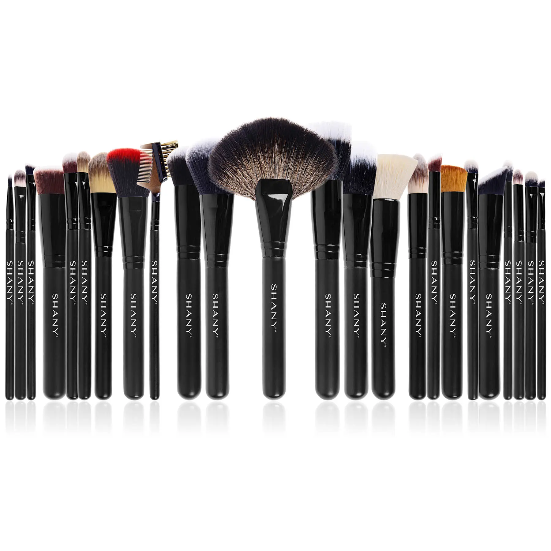 SHANY Makeup Brushes The Masterpiece Pro Signature Makeup Brush Set - Foundation Powder Concealers Eye Shadow brushes, Synthetic Bristle with Wooden handles , Premium Gift Packaging - 24pcs