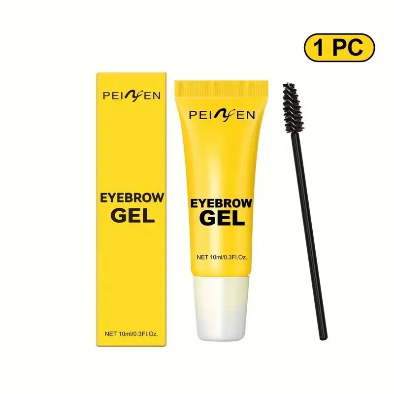Brow gel with brush, Eyebrow Products, Volumizing eyebrow enhancer, transparent shaping mascara, 12-hour long-lasting, waterproof & sweat-resistant, strong hold gel, suitable for all shapes, fluffy natural brows, Valentine's & New Year gift