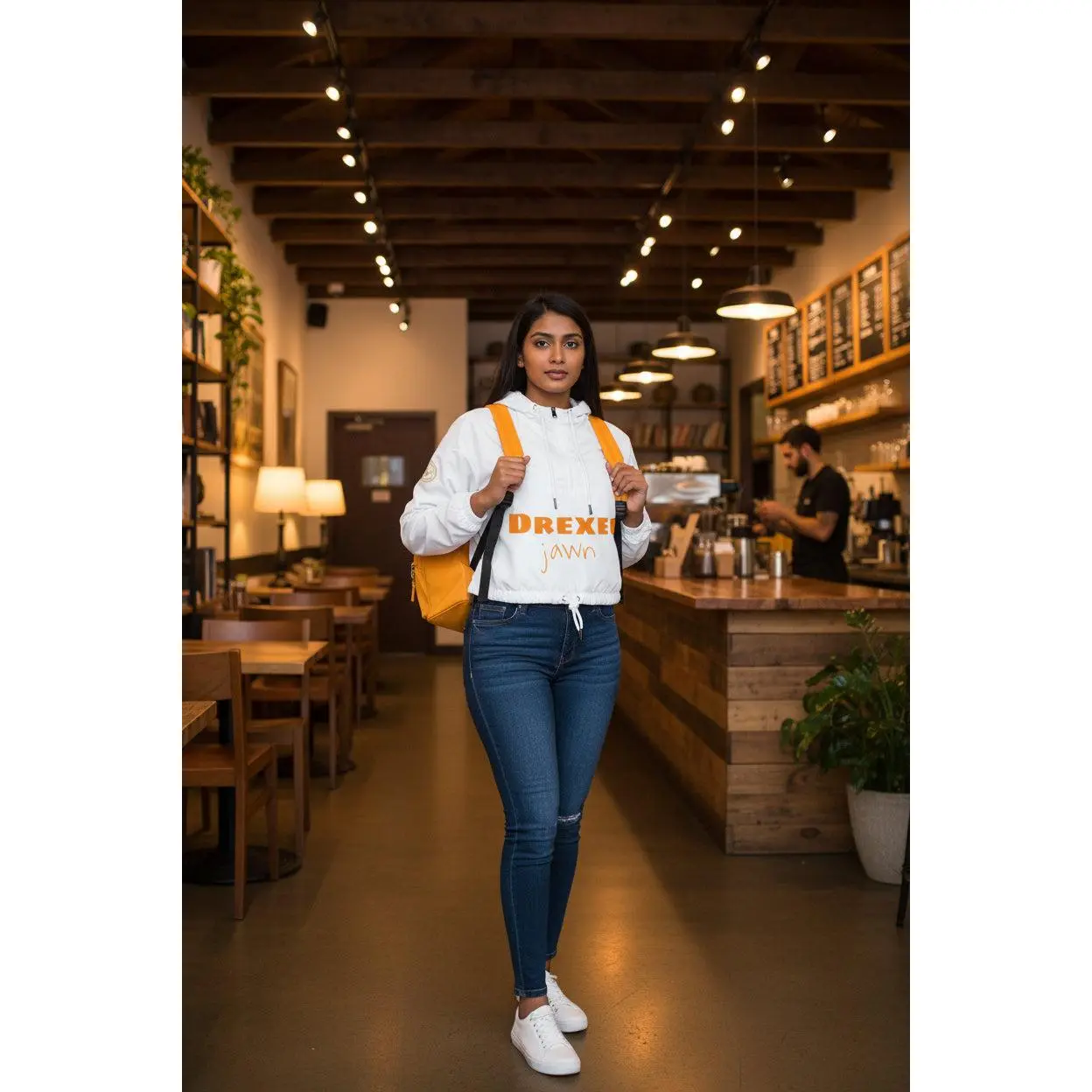DREXEL JAWN CITY PRIDE Women’s cropped windbreaker