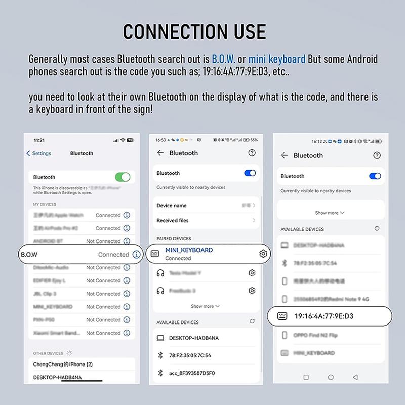 Foldable Bluetooth Keyboard with Magnetic Stand Aluminum Alloy Mini Folding Keyboard Rechargeable Keyboard for Tablet iPad