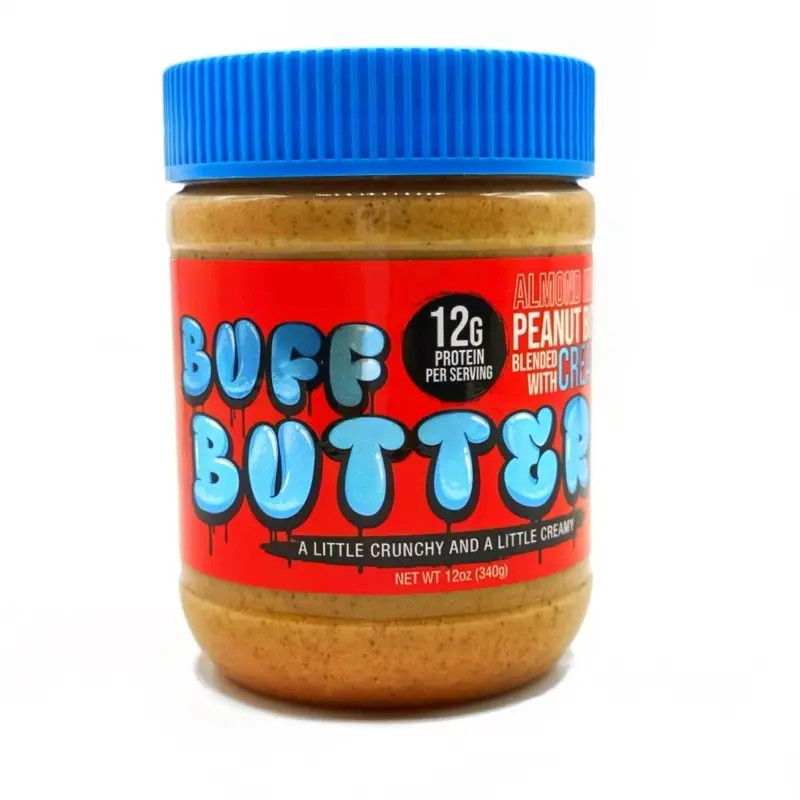 Buff Butter, Almond infused Peanut Butter, blended with creatine, 12g ...