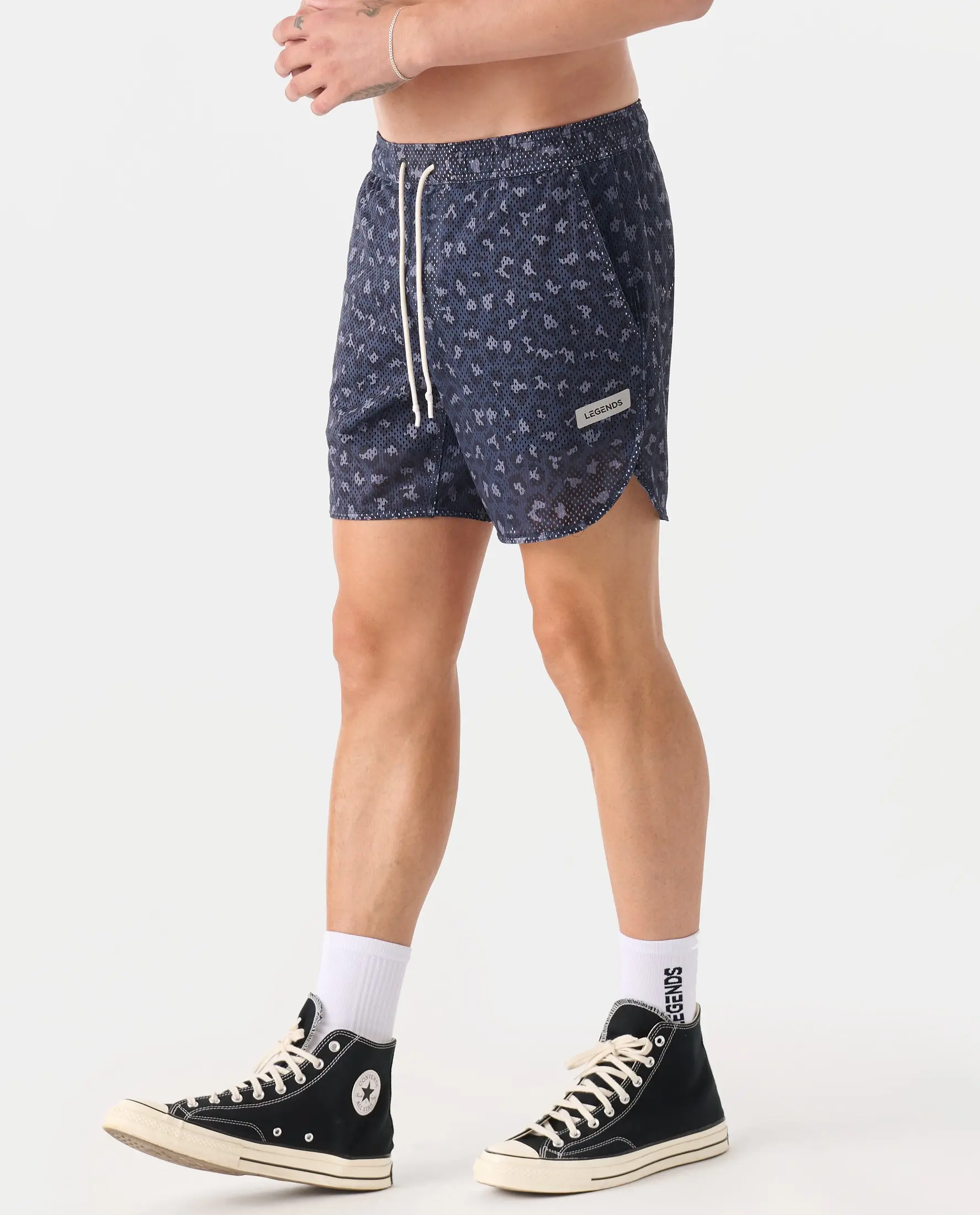 stussy basic mesh short leopard - TikTok Shop