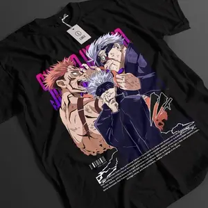 Jujutsu Kaisen Gojo Satoru T-Shirt Sukuna Toji Top JJK Anime Unisex Tee