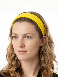 Multicolor Elastic Hairband, Fitness Yoga Hairband, 90s Retro Y2K Wide Band, Stretch Solid Color Headband, American Vintage Chic Accessory, Stretchy Headbands